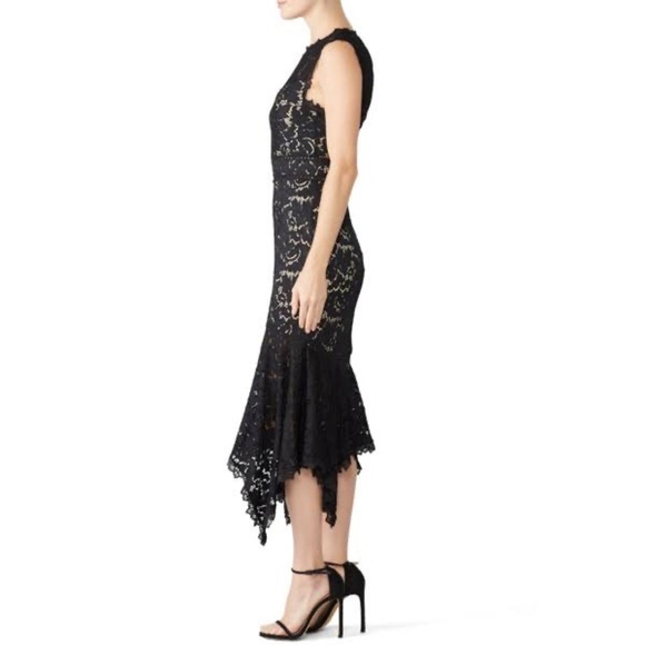 Saylor Marlee lace dress black lace dress size xs - Picture 3 of 8